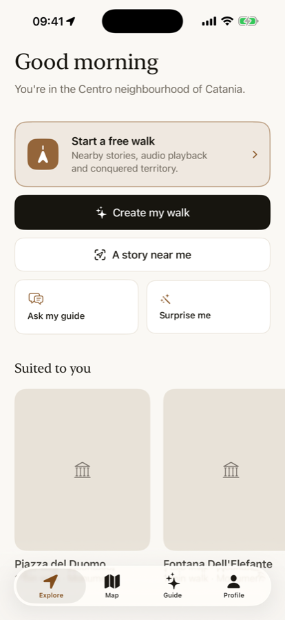 Street Whisperer Explorer screen